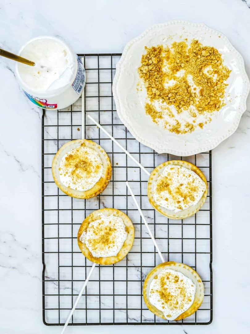 Air Fryer Smores Pie Pops - Just is a Four Letter Word