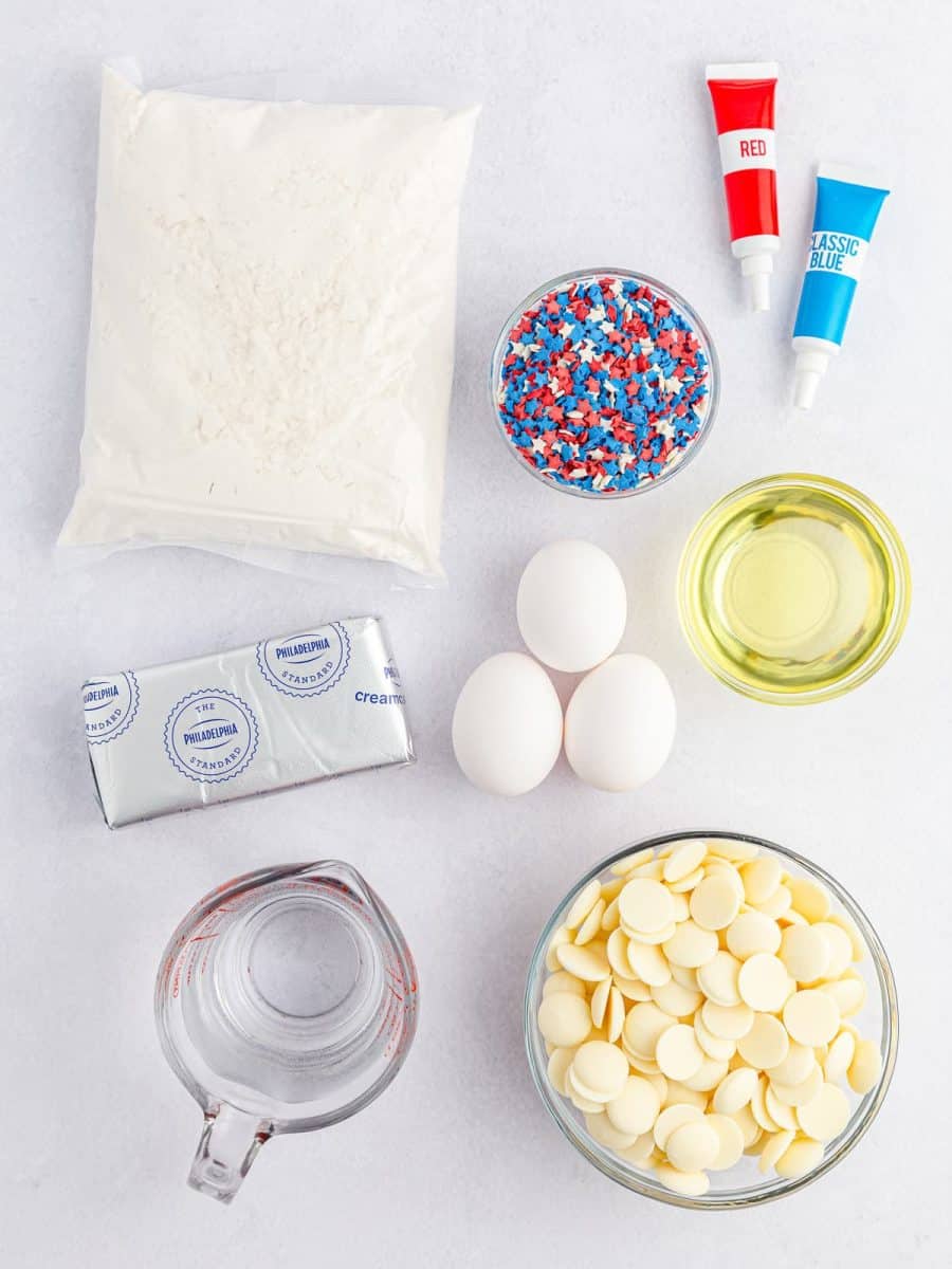 Patriotic 4th of July Cake Balls - Just is a Four Letter Word