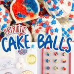 patriotic cake balls
